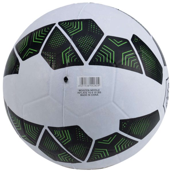 JELEX Bolzplatzheld Balón de fútbol de goma blanco y negro - Imagen 3