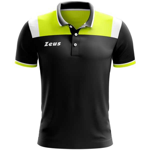 Zeus Vesuvio Hombre Polo amarillo neón