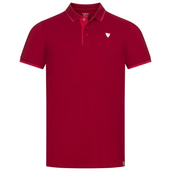 FC Sevilla CASTORE Hombre Polo TM2629-CHILLIPEPPERT